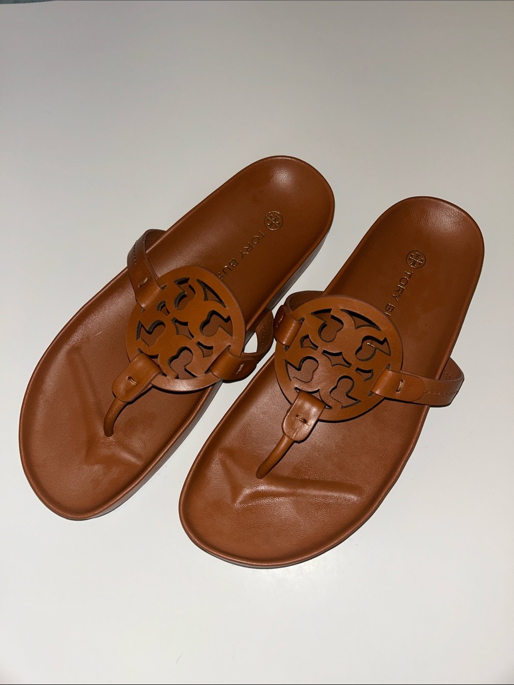 Tory Burch Miller Sandals Leather- Brown